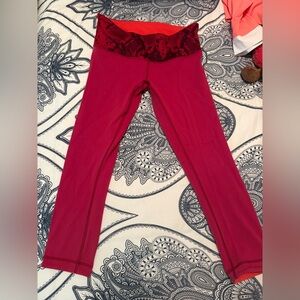 Lululemon Reversible cropped leggings